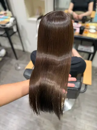 ロング カラー 艶髪レイヤー上田 紗也🇰🇷💗のヘアスタイル