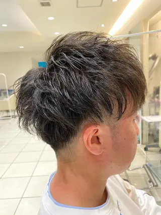 パーマ メンズ メンズパーマ 副店長ユウタのヘアスタイル