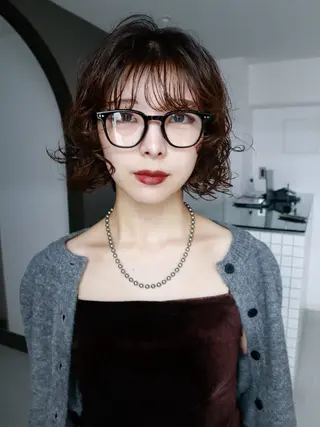 ミディアム パーマ ボブ特化 ⭐️期間限定しゅうまのヘアスタイル