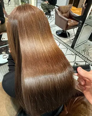 ロング 金井蛍祐/くびれボブ /透明感カラー/艶髪のヘアスタイル