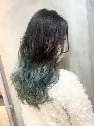 セミロング カラー 仲井間　賢雄 fifthのヘアスタイル