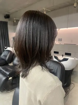 ミディアム カラー 表参道🌿赤み消し カラー/チナツのヘアスタイル