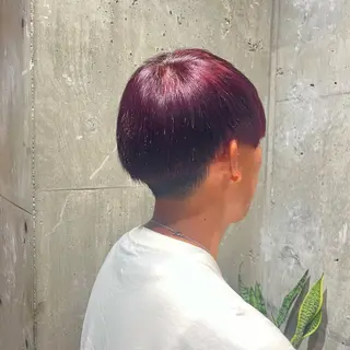 カラー 橋本 士のヘアスタイル