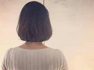 ミディアム カラー パーマ 🌈ウルトワ水素 髪質改善naru🌈のヘアスタイル