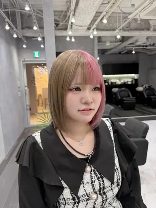 カラー SALOWIN栄 高須大貴のヘアスタイル