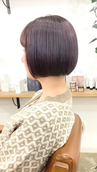 ショート ショートヘア、ボブ こやさん　コヤマのヘアスタイル