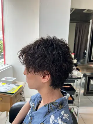 パーマ メンズ パーマ特化美容師 茂木広幸のヘアスタイル