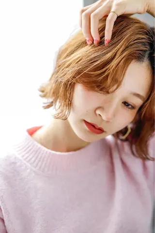 ミディアム 髪質改善/韓国/ ヘアセット/夏美のヘアスタイル