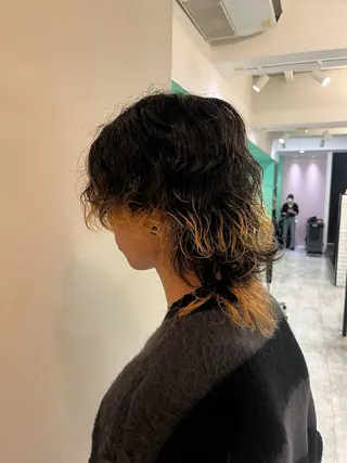 パーマ メンズ U24⭐️ミニモ学割 ／浅野未来🌼.*のヘアスタイル