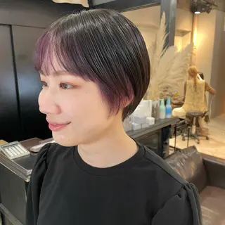ショート カラー ショート・ボブ ・ウルフ✂︎IMAIのヘアスタイル