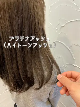 ミディアム カラー パーソナルカラー診断 できます　木曽　主博のヘアスタイル