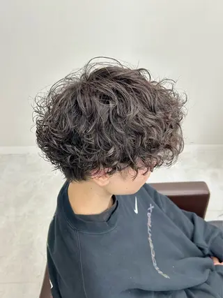 セミロング パーマ メンズ 🏁メンズパーマ/ RYOYAのヘアスタイル