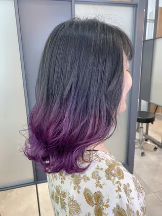 ミディアム カラー 【透明感、艶髪】西村 有司のヘアスタイル