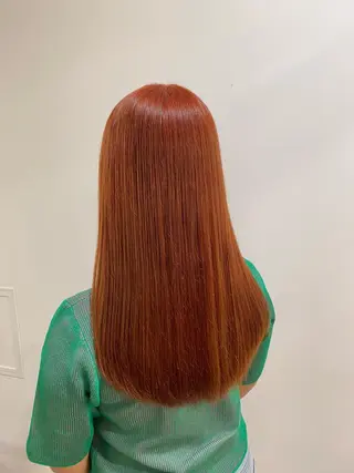 ロング カラー たなか もえなのヘアスタイル