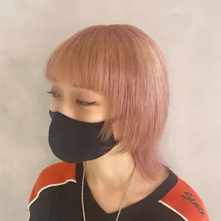 ショート カラー 🩵ブリーチカラー 🐈MIORI🩵のヘアスタイル