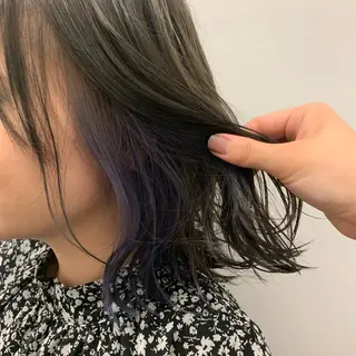 ミディアム カラー stylist/ボブ ことの/韓国レイヤーのヘアスタイル