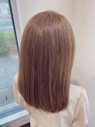 セミロング カラー 川合 勇気のヘアスタイル