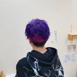 カラー SALOWIN栄 高須大貴のヘアスタイル