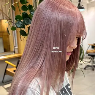 ミディアム 盛れる透明感カラー・ momokaのヘアスタイル