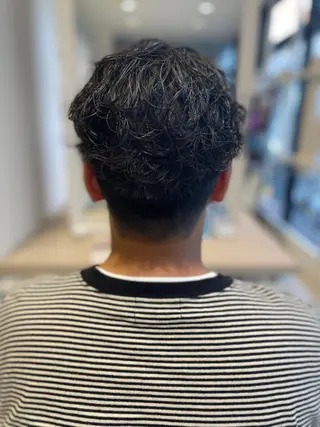 ショート パーマ メンズ メンズパーマ/カット / 古川 諒のヘアスタイル