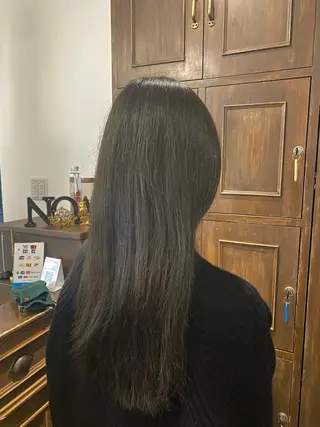 ロング カラー パーマモデル募集中 渥美翔人のヘアスタイル