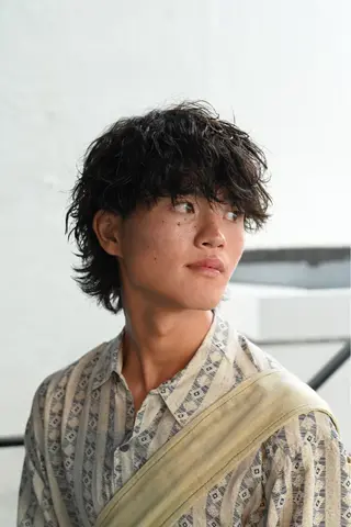 ミディアム 増田 司のヘアスタイル