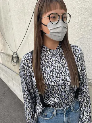 ロング さの あやねのヘアスタイル
