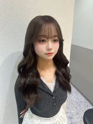 セミロング カラー 🪞個室サロン/韓国 艶髪/keito🪞のヘアスタイル