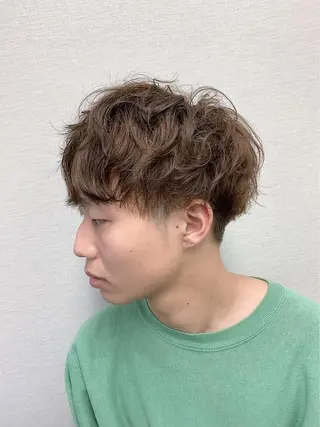 パーマ メンズ 【毎朝セット3分】 メンズパーマ　真人のヘアスタイル