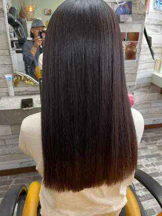 ロング パーマ 大坪 拓斗のヘアスタイル