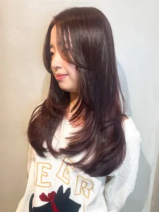 ロング カラー Aya/四条烏丸/ インナーカラーのヘアスタイル