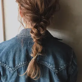 セミロング カラー 山下 千明のヘアスタイル