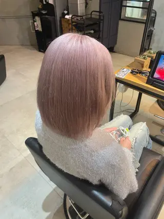 カラー HAYATA/透明感 /派手髪/ケアブリのヘアスタイル