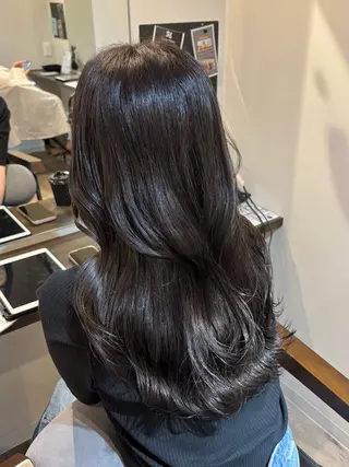 ロング miyu/ハイライト ブリーチモデル募集中のヘアスタイル