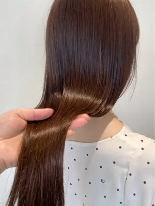 ロング カラー 暖色カラー /ヘアアレンジ/花鈴のヘアスタイル