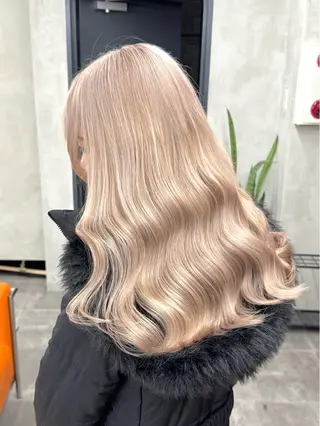 ロング カラー ブリーチ　ハイトーン 特化🌈フジタハルキのヘアスタイル
