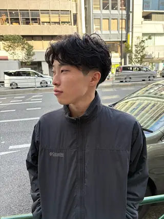 ショート パーマ メンズ 💈メンズ短髪特化 ✂︎伊藤大輝💈のヘアスタイル