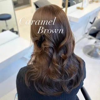 セミロング カラー 美髪カラー / yui🦋のヘアスタイル