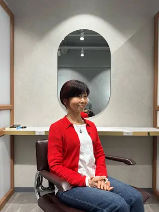 ショート くせ毛カット終着点 カワサキトオル溝の口のヘアスタイル