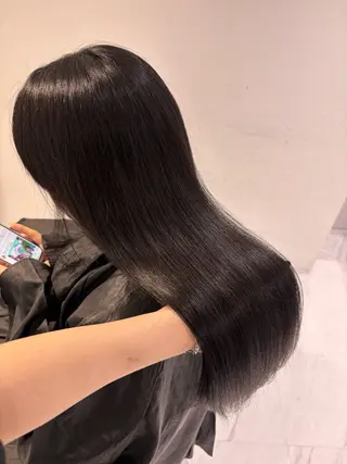 ロング カラー 表参道♡暗髪♡ 艶カラー♡アユミのヘアスタイル