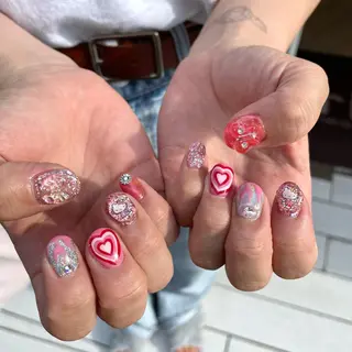 ネイル 新井 ひなののネイルデザイン