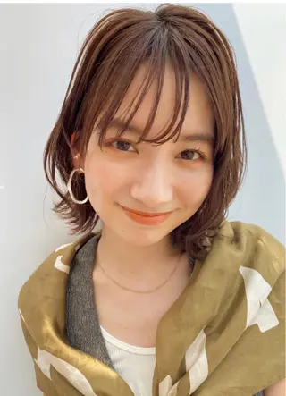 ショート 圧倒的な質感🧡 髪質改善/丸山晴菜のヘアスタイル