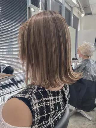 ミディアム カラー 海外デザイン🇺🇸 石渡諒太のヘアスタイル