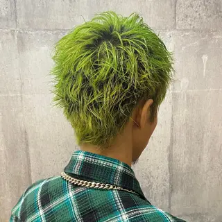 ショート カラー メンズ 高橋 宏輔のヘアスタイル