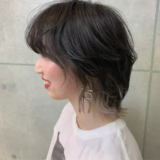 カラー ブリーチなし 暖色カラー/井上あいのヘアスタイル