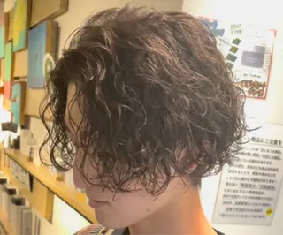 ロング パーマ ヘアアレンジ メンズ fifth 石川 凪のヘアスタイル