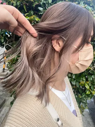 ショート カラー マンツーマン女性 美容師 奏のヘアスタイル