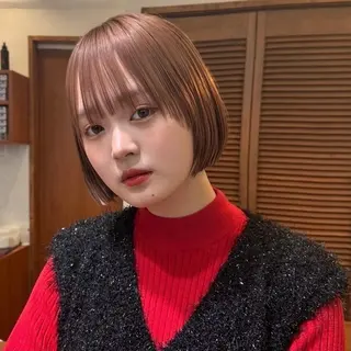 ショート 長島美織 /透明感カラーのヘアスタイル