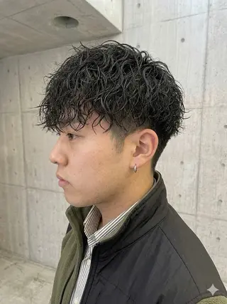 パーマ メンズ 🌀メンズパーマ🌀 カット💇こうせいのヘアスタイル
