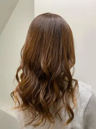 セミロング カラー 札幌ブリーチカラー/ ダブルカラー/ドイのヘアスタイル